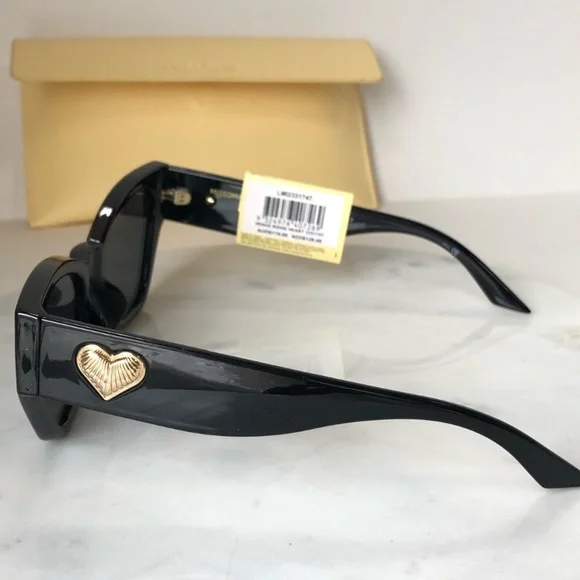 Missoma x Le Specs Venus Ridge Heart Black Cat-Eye Sunglasses Missoma x Le Specs Venus Ridge Heart Black Cat-Eye Sunglasses main image 4